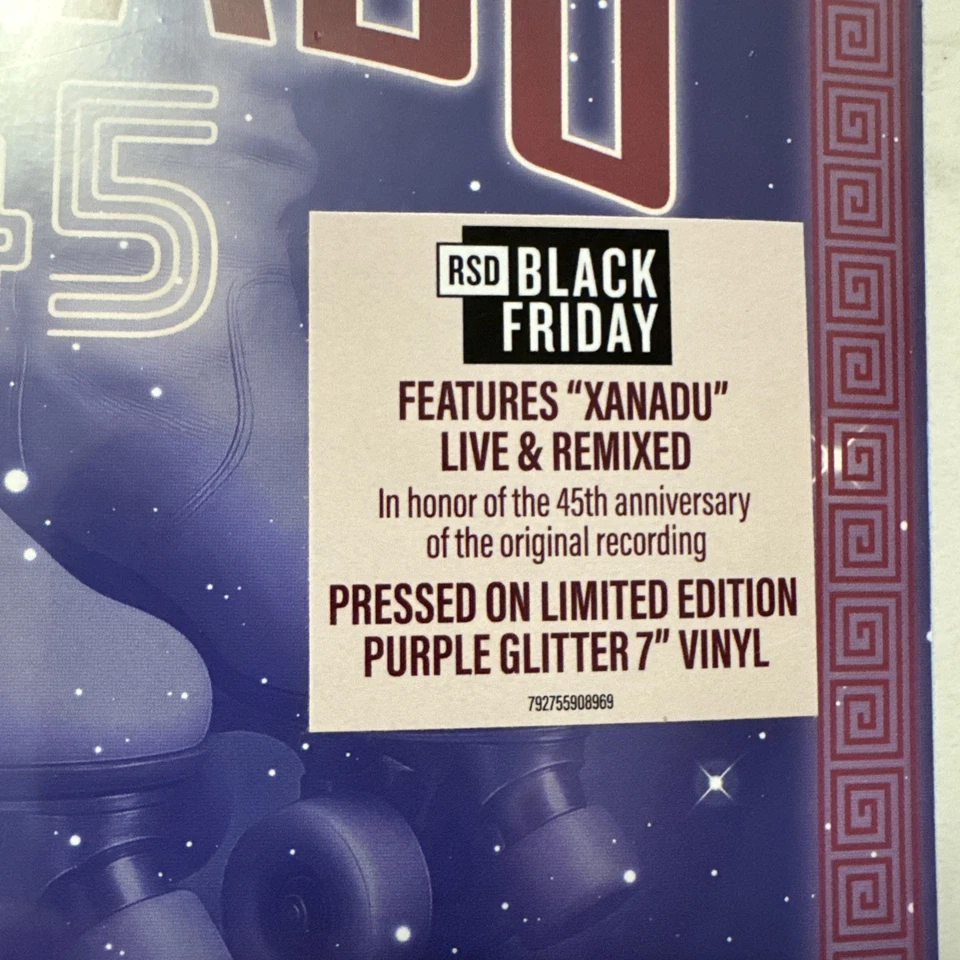 RSD BLACK  FRIDAY 2025 SEALED OLIVIA NEWTON JOHN XANADU 7” PURPLE GLITTER VINYL - Image 2 of 3