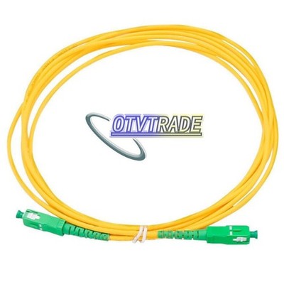 20M SC/APC   Singlemode Fiber Optic Patch Cord Cable 3.0mm FTTH PVC Jumper #zc