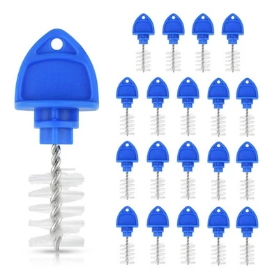 20 Pack Beer Tap Plug Brush for Faucet Draft Plugs Small, Blue - Photo 1/4