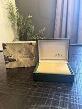 VINTAGE ROLEX  MONTRES GENEVE SUISSE REF.11.00.2 FLAT LID WATCH BOX CASE DISPLAY