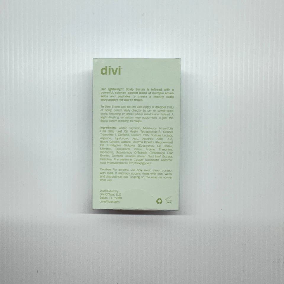 Case Of 12 X Divi Scalp Serum Revitalize Detoxify 1 Oz 30 mL For Thin Hair - Image 3 of 4
