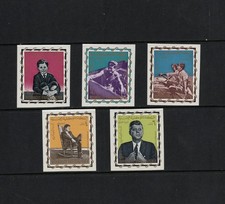 T1413 Yemen 1965 JFK Kennedy IMPERF 5v. MNH Timbres Poste