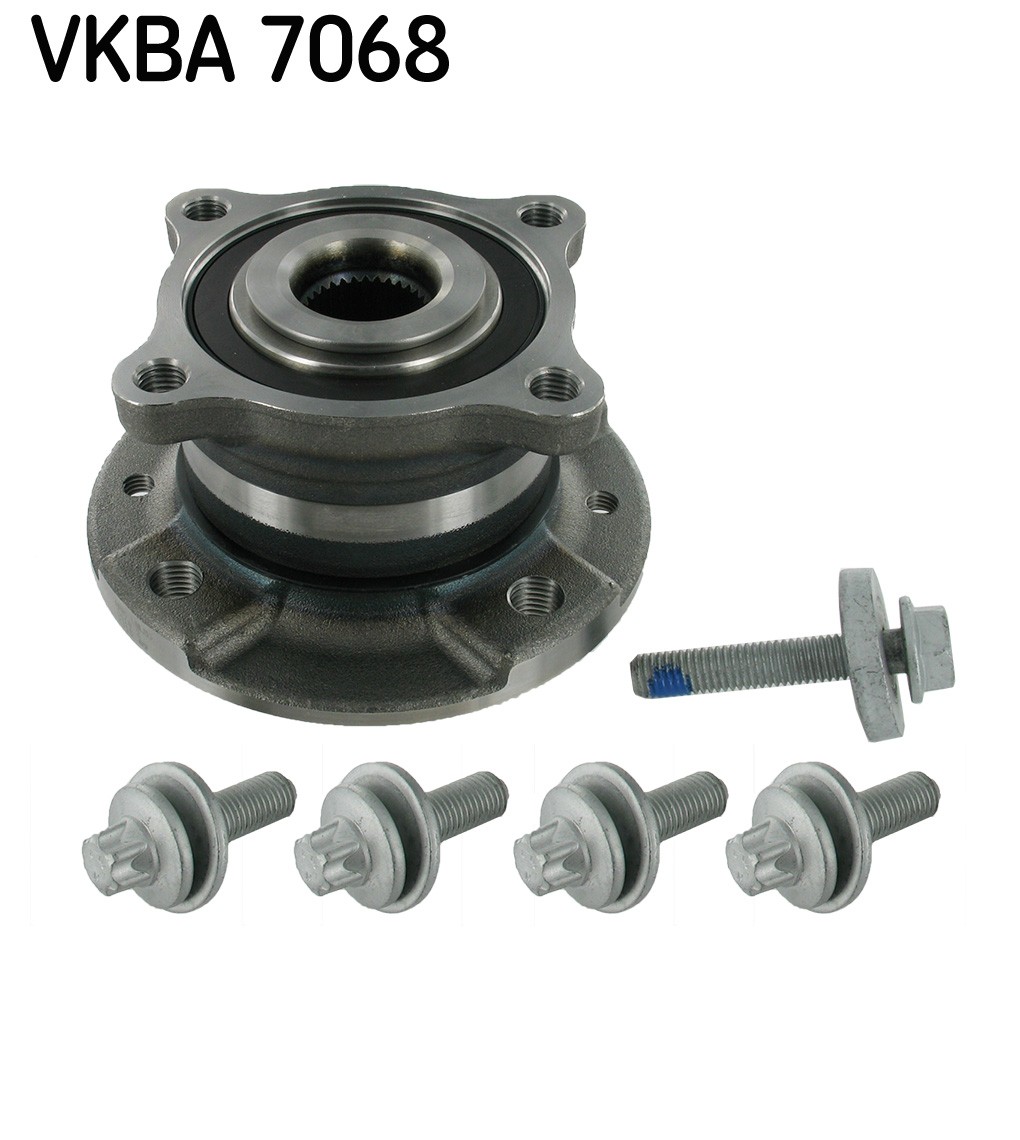 Rear SKF VKBA 7068 Wheel Bearing Kit for RENAULT,SMART