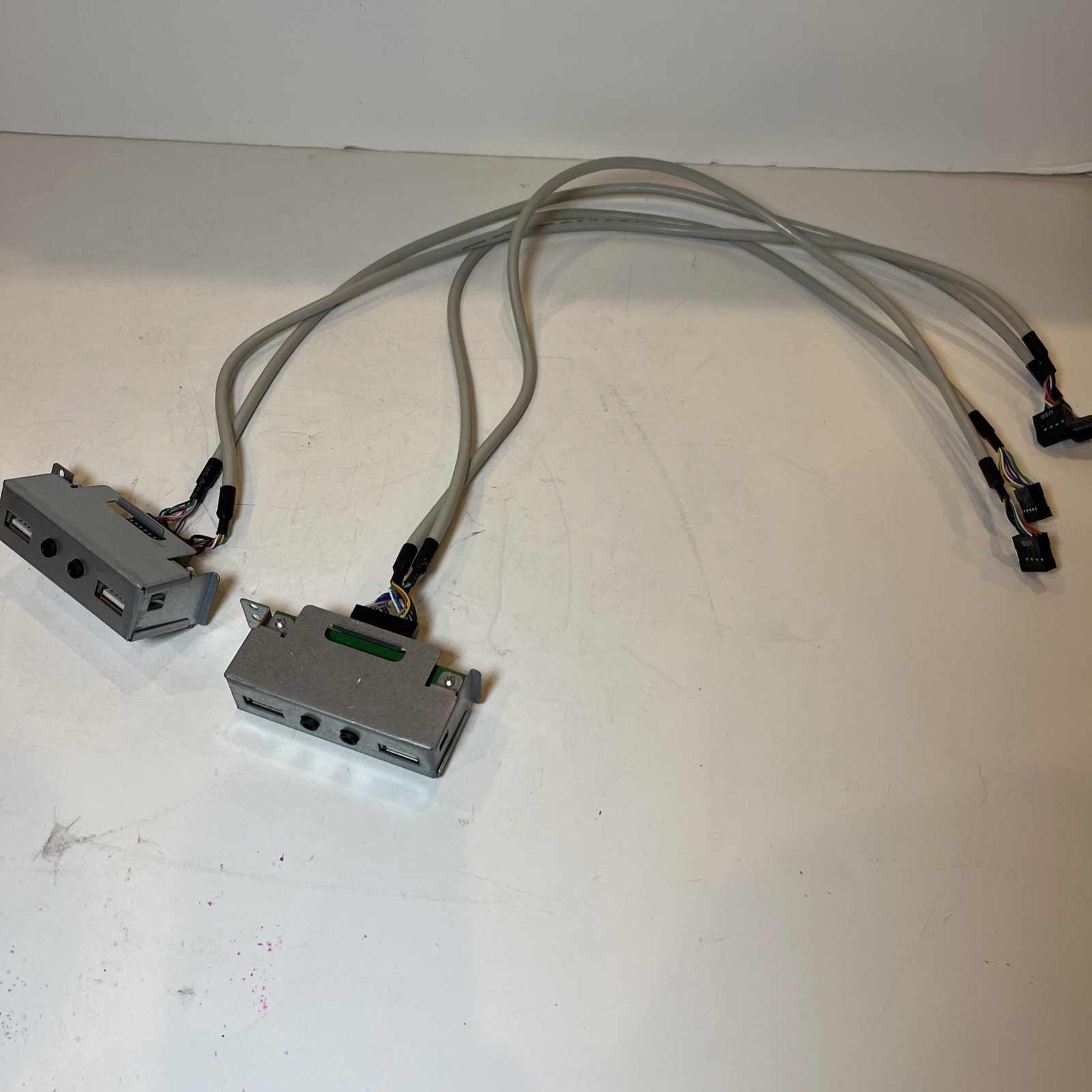Dual USB Audio Ports Desktop PC Panel