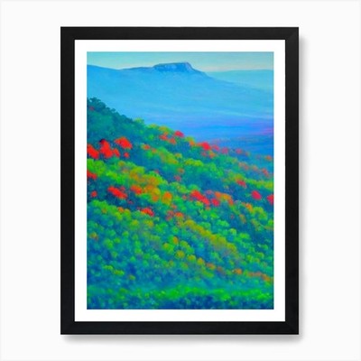 Blue Mountains National Park Austra Framed Wall Art Poster Canvas Print Picture