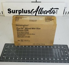 Kensington Pro Fit Wired Mid-Size USB Mouse K72355US x 5 Units Brand New