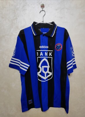 CLUB BRUGGE 1996-1997 HOME FOOTBALL SHIRT JERSEY ADIDAS BELGUIM VINTAGE 