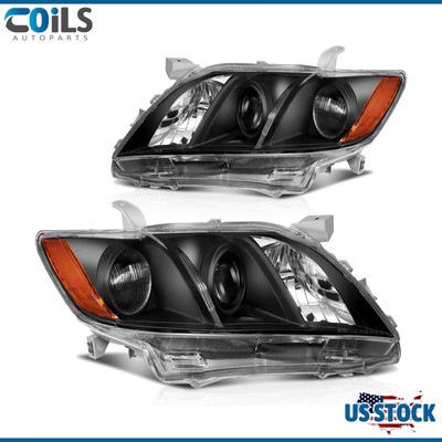 For Toyota Camry LE SE CE S XLE SE 2.4L 3.5L 07 08 2009 Headlight Assembly Pair