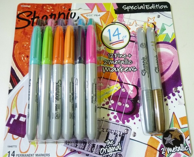 Sharpie Special Edition 14 count Permanent Markers 12 Fine + 2 Metallic