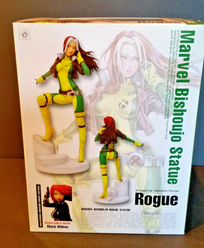 ROGUE Marvel Bishoujo 雕像 KOTOBUKIYA 雕像独家长外套版本 未拆封! — 第 3/4 张图片