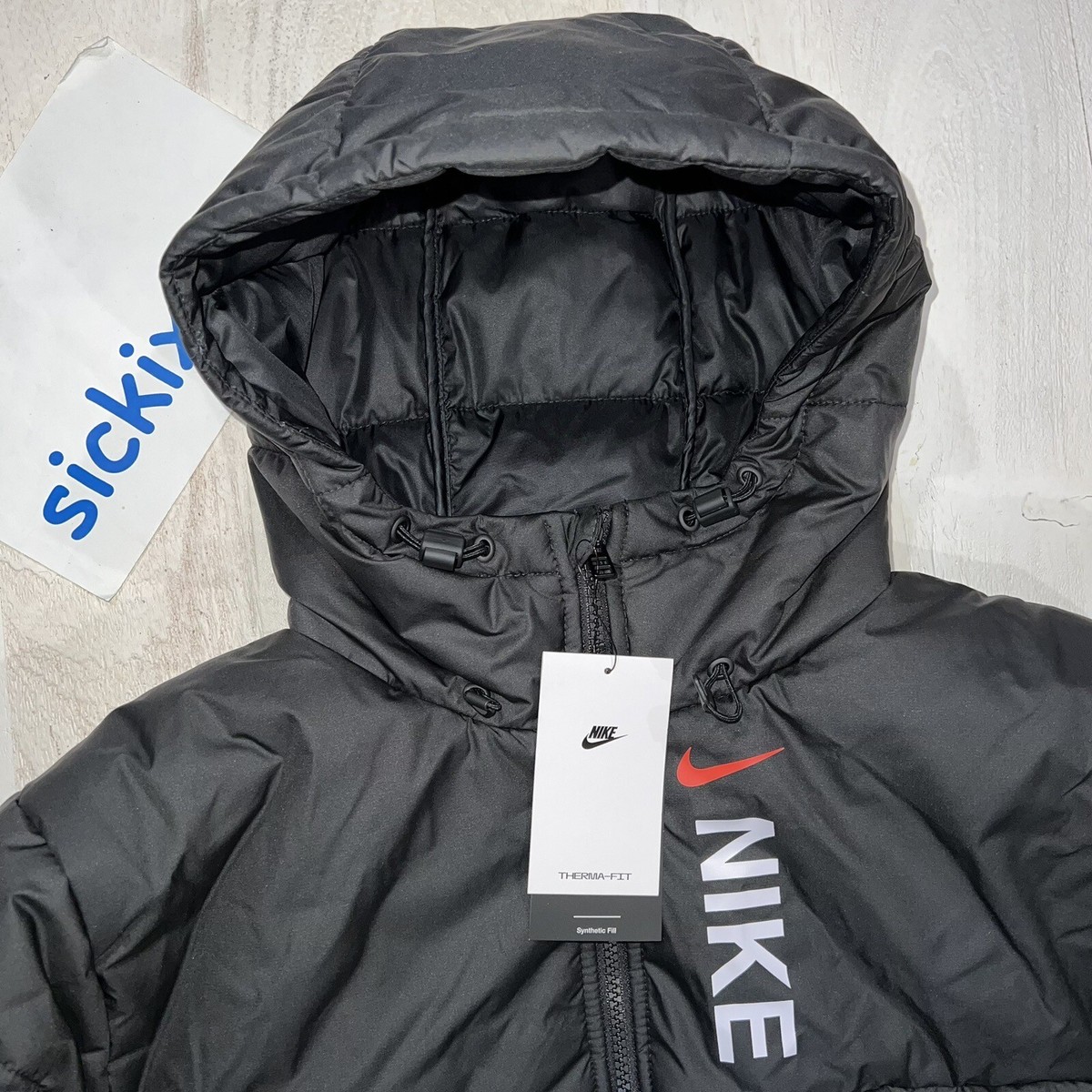 Nike Therma-FIT Synthetic Fill Hybrid Winter Jacket 'Black