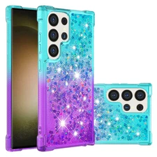 Fashion Gradient Glitter TPU Phone Case For Samsung S25 Ultra S24 FE S22 S21 S20