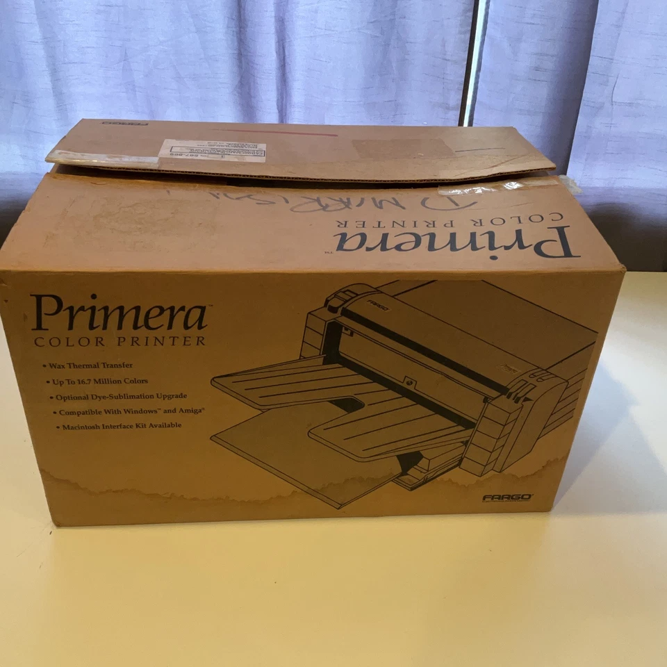 Primera Color Printer Thermal Transfer Color Printer W AC Adapter Vintage - Image 2 of 4