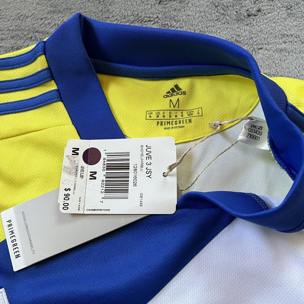 Maillot Third Juventus 2021/2022 – Adidas Taille S – Neuf Avec étiquettes