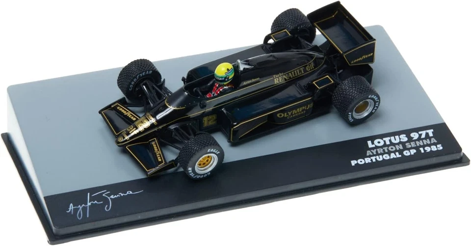F1 Minicar 1/43 Lotus Renault 97T Ayrton Senna AYRTON SENNA Team Japón Foto 2 de 4