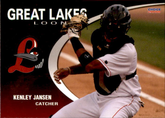 2008 Great Lakes Loons Choice #9 Kenley Jansen Curacao Netherlands Baseball Card