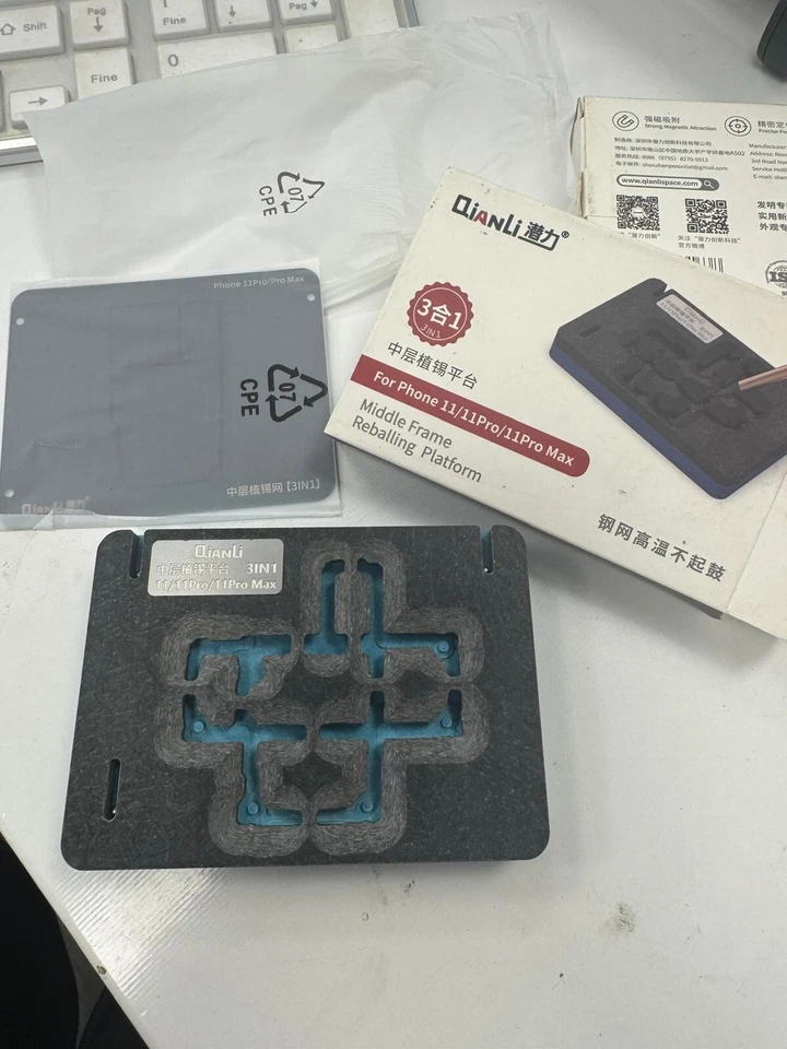 QianLi Middle Frame Reballing Platform For Apple iPhone 11-11 Pro Max Repair UK - Immagine 2 di 3