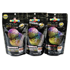 Okiko Cichlid Flowerhorn Food Fish Head Hunch Color Platinum High Protein 100gx3