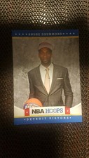 Andre Drummond 2012-13 Hoops Rookie Card #283 Detroit Pistons 