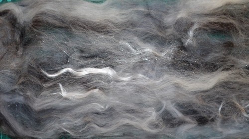 Granite Sparkle Carded Art Batt 100g-25g Merino Wool Silk Bamboo Felt or Spin - Picture 2 of 8