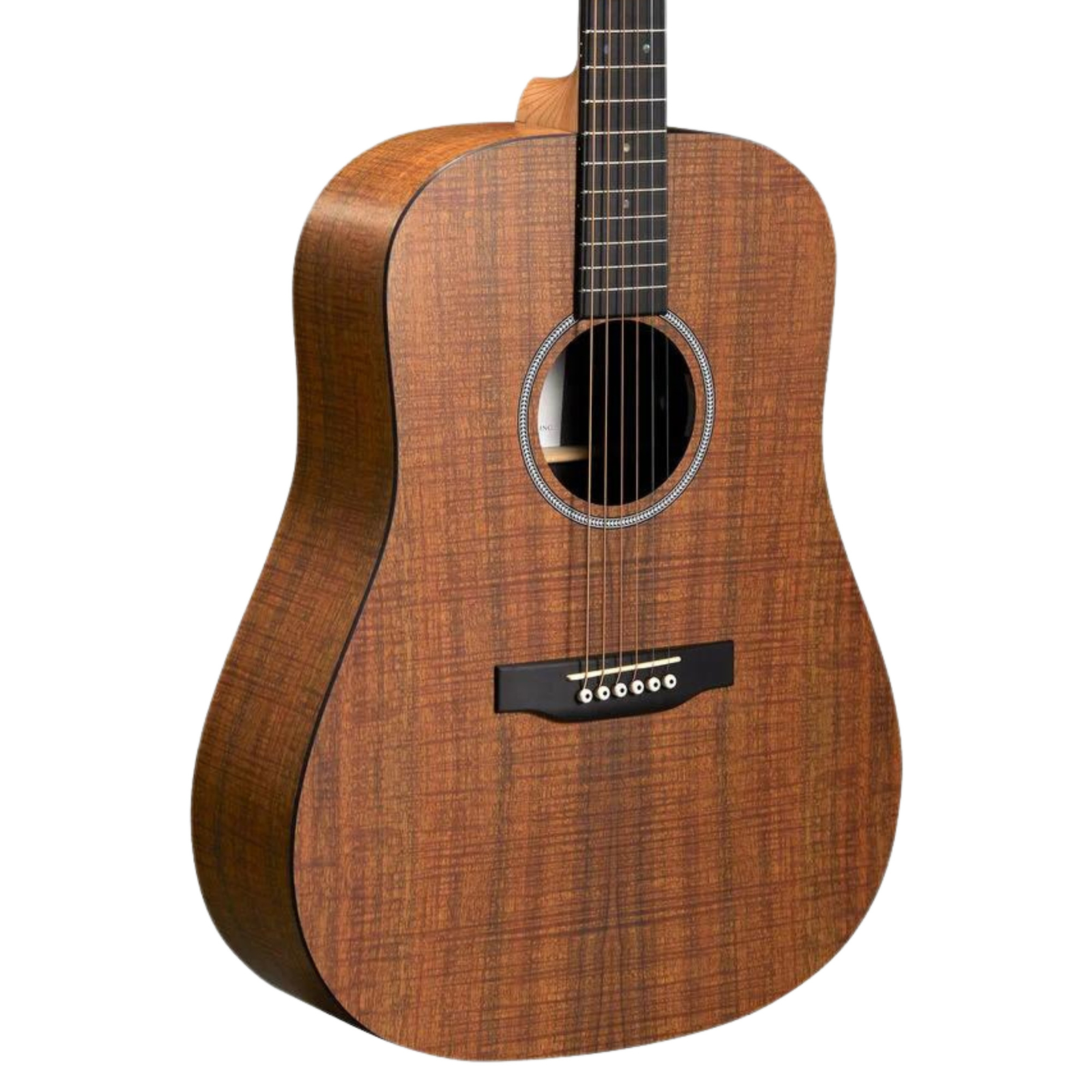 Акустико-электрическая гитара Martin D-X1E Koa X серии Dreadnought, верх HPL Koa