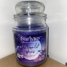 Starlytes Moonlit Skies Luxury Scented Candle 510g, 125hr Long BURN TIME