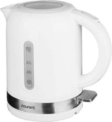 #ad Cordless Electric Kettle 1 Liter 1000W 360 Rotational with LED Light for Tea Co $48.05
