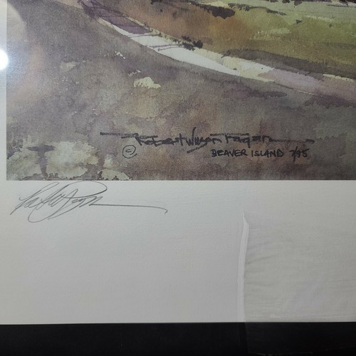 Bob Fagan MICHIGAN ARTIST Beaver Island Leuchtturm Druck NEU UNGERAHMT - Bild 5 von 6