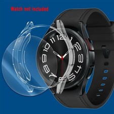 9H Hardness Screen Protector Case f Samsung Galaxy Watch 6 Classic 47mm SM-R965U