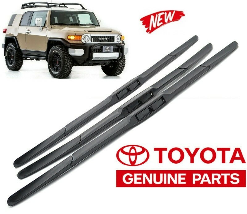 Toyota FJ Cruiser OEM Front Wiper Blade Kit 85212-YZZ1A-TM & 85212