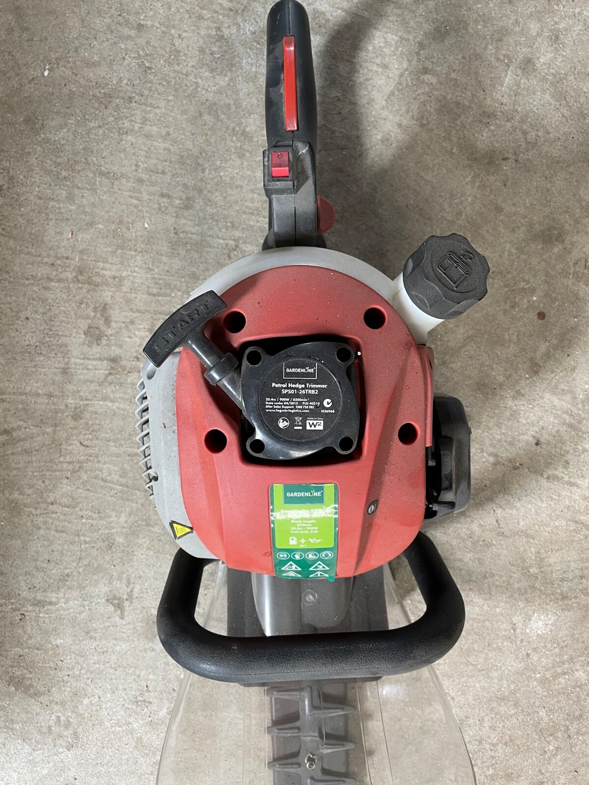 Gardenline Petrol Hedge Trimmer SPS0126TRB2 25.4cc 900W never used