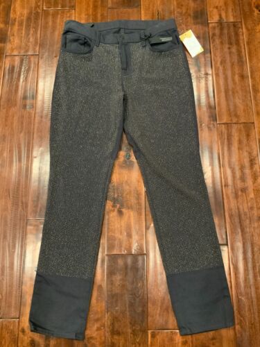 J Brand Gray Black "Petra Boyfriend Slouchy Studded Boy" Jeans, Size 28, NWT!