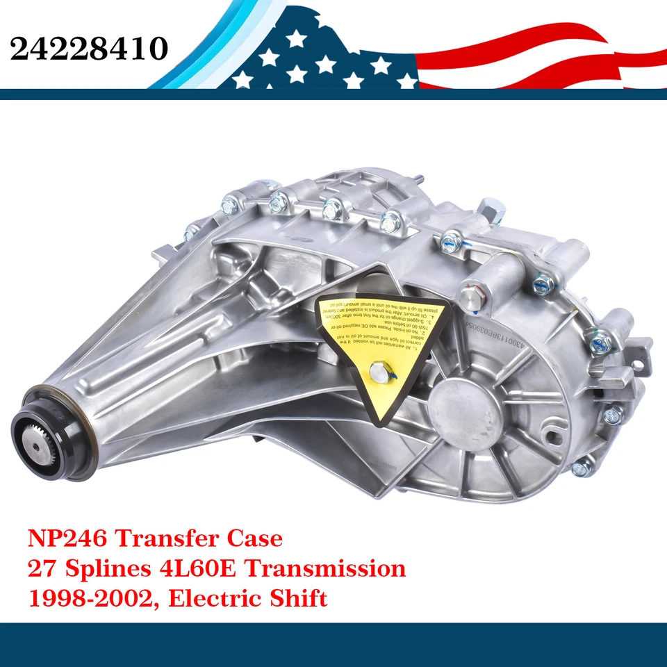 Conjunto de caja de transferencia NP246 (NP8) 4L60E para Chevrolet Avalanche Silverado 98-02 Foto 4 de 4