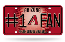 arizona diamondbacks #1 fan license plate made in usa