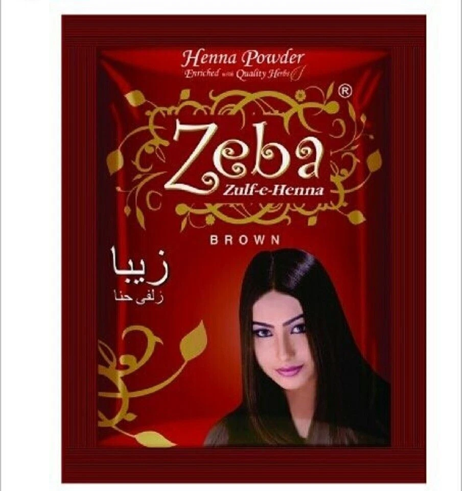 Zeba хна краска для волос (коричневый) (упаковка из 10) - Изображение 4 из 4