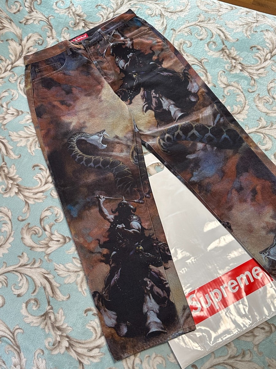 SUPREME FRANK FRAZETTA LOOSE FIT JEAN (32) FW24 TRUCKER