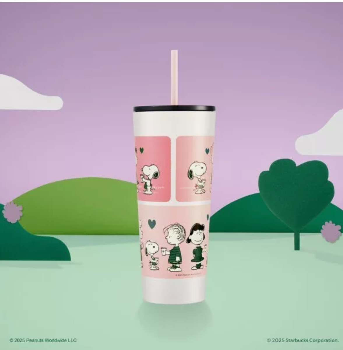 Starbucks Vietnam 2025 Peanuts Joe Kind Snoopy Friendship 24oz SS
