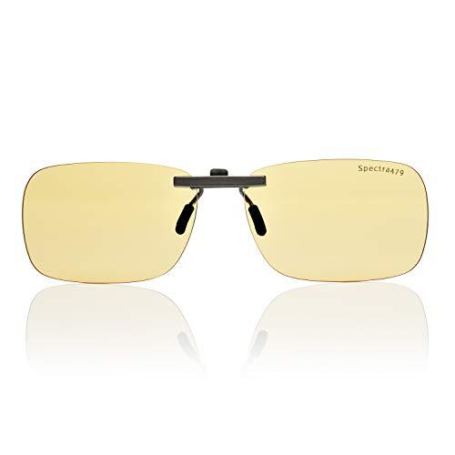 Blue Light Blocking Clip On Glasses - Effective Computer Glasses for Men and ...