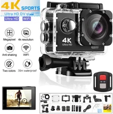 Waterproof 4K Action Camera Sport Video Underwater Camera Wifi Remote For Go Pro