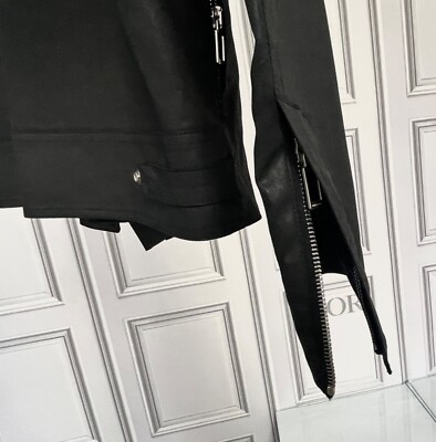 UltraRare & Great Dior Homme SS11 Waxed Cotton Motocycle Jacket | eBay