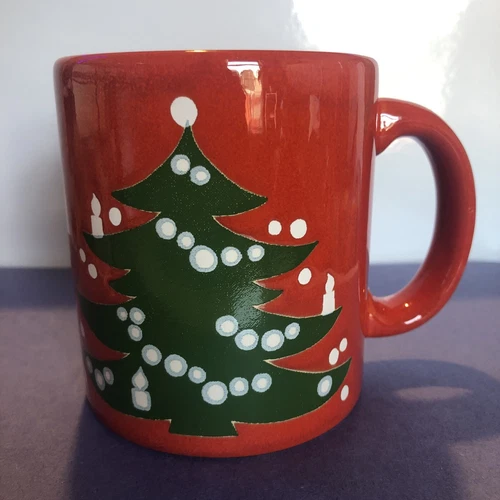 Vintage Waechtersbach Christmas Tree Coffee Mug Made in Germany EUC