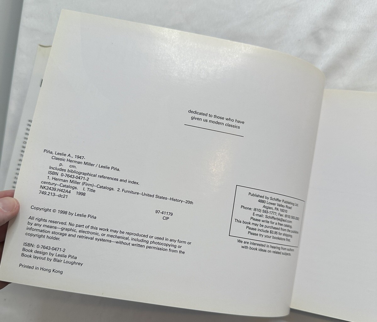 Classic Herman Miller Schiffer Design Books Piña Leslie