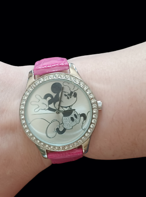 Limited Edition Disney Parkes Mickey Mouse Pink Leather Band  display picture 2