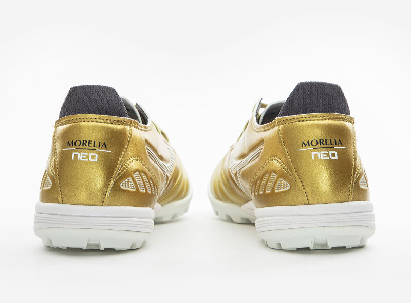 Mizuno Morelia Neo 3 Pro AS Soccer Shoes Gold (2384) Turf Mizuno Morelia Neo 3 Pro AS Soccer Shoes Gold (2384) Turf