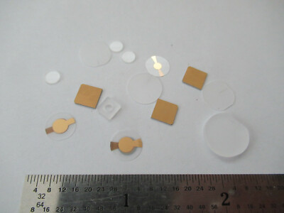 LOT BLANK PIEZOELECTRIC QUARTZ CRYSTAL X- Y- YX-CUT PIEZO SENSOR AS PIC #F5-A-53