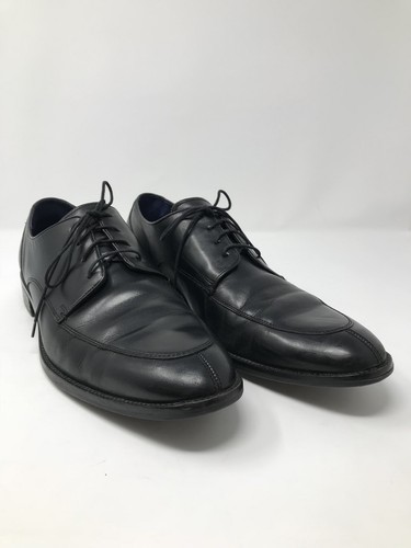 Black Leather Oxford Dress Shoes Size 