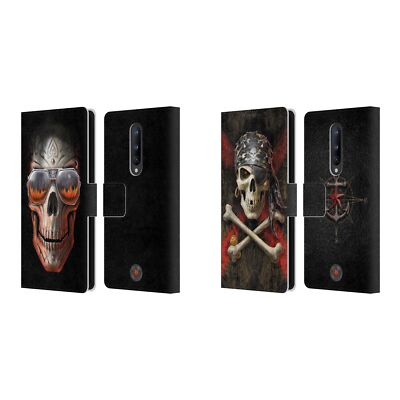 OFFICIAL ANNE STOKES SKULL LEATHER BOOK WALLET CASE COVER FOR ONEPLUS PHONES