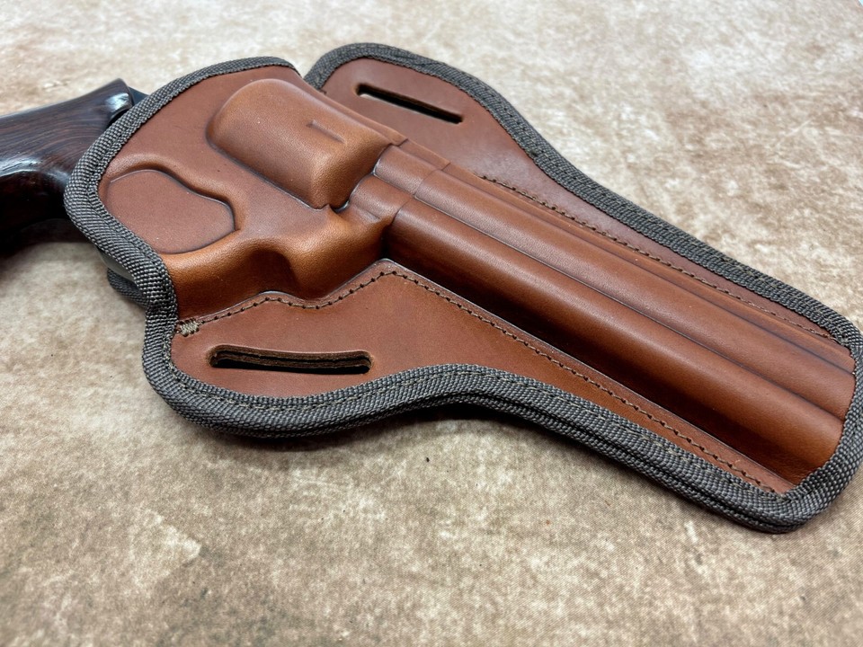 For 6.5" TAURUS TRACKER 627, Right Hand Open Top Belt Holster by Cebeci