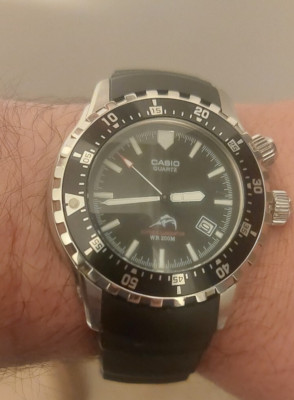 Casio Men's MDV-102 Super Illuminator Marlin Diver Watch NEW BATTERY 2/24