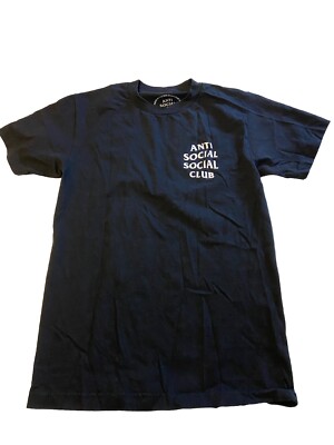 Mens ANTI SOCIAL SOCIAL CLUB Black Club ASSC Kkoch Graphic T Shirt Sz S 